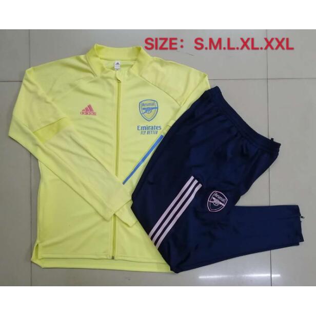 Arsenal Yellow Training Jacket with Pants 2020/21